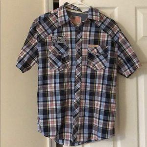 Men’s Short Sleeve Button Down Shirt